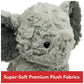 Gund Cozys Collection Elephant Plush, Elephant Stuffed Animals For Ages 1 And Up, Gray, 10''