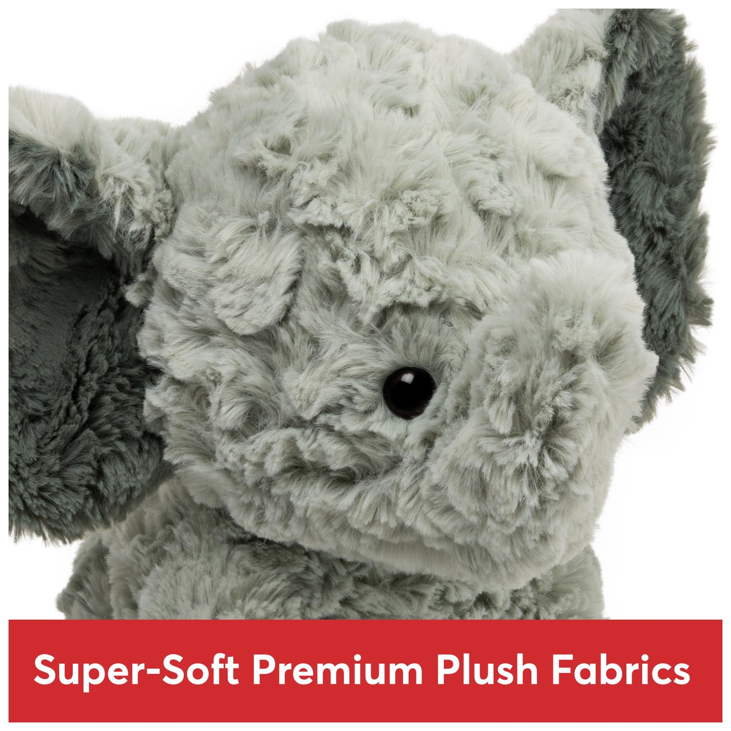 Gund Cozys Collection Elephant Plush, Elephant Stuffed Animals For Ages 1 And Up, Gray, 10''