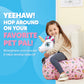 Waddle Hip Hopper Inflatable Hopping Animal Bouncer Unicorn, Ages 2 And Up, Supports Up To 85 Pounds