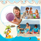 Sosation 100 Pcs Sand Buckets and Shovels for Kids Bulk 5.5 Inch Plastic Castle Model Sand Buckets and Beach Shovel Toys Beach P