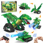 Akwme Rc Robot Building Set - 5 In1 T. Rex Toy With App Or Remote Control, Diy Engineering Robotics/Mech Dinosaur/Dragon Warrior