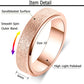 Anxiety Ring For Women Fidget Spinner Ring Fidget Toys Adults Titanium Stainless Steel Thumb Ring 6Mm Wide Rose Gold Size 8