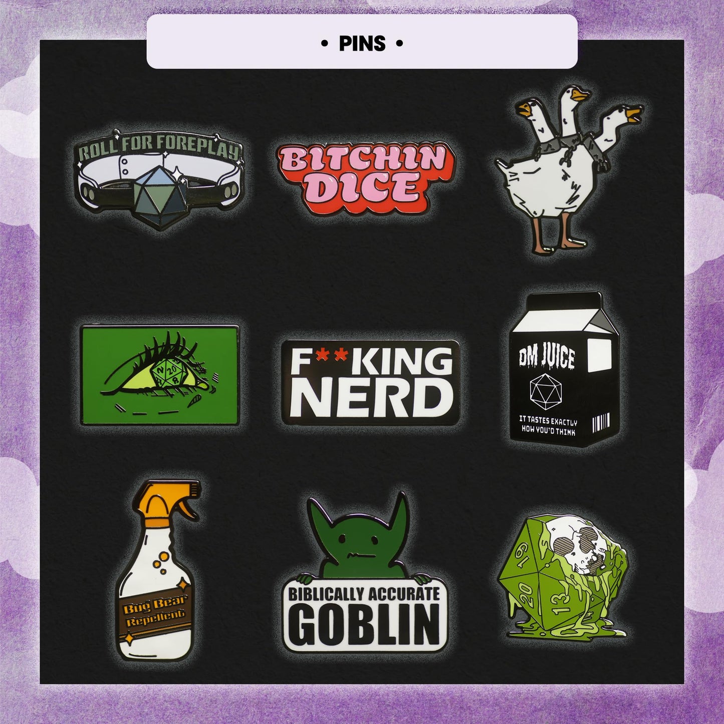 1985 Games Premium Mystery Dice, Set of 7 Polyhedral Dice, Wide Range of Patterns, Gaming Dice, Suitable for Role Playing, Table