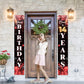 Happy 14Th Birthday Porch Sign Door Banner Decor Red And Black - Glitter Cheers To 14 Years Old Birthday Party Theme Decorations