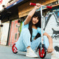 Razor A5 Lux Kick Scooter - 8" Urethane Wheels, Anodized Finish, Blue, for Kids 8+, Max Weight 220 lbs, Model 13013243