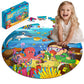 Floor Puzzles For Kids Ages 3-10 - Large 70 Piece Round Toddler Jigsaw Puzzles Toys - Preschool Learning Educational Gift (Ocean