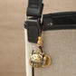 Mansiyuyee Lucky Cat Statue Keychain with Five Emperors Money Feng Shui Coins, Maneki Neko Figure Holding a Streamer Lucky Tasse