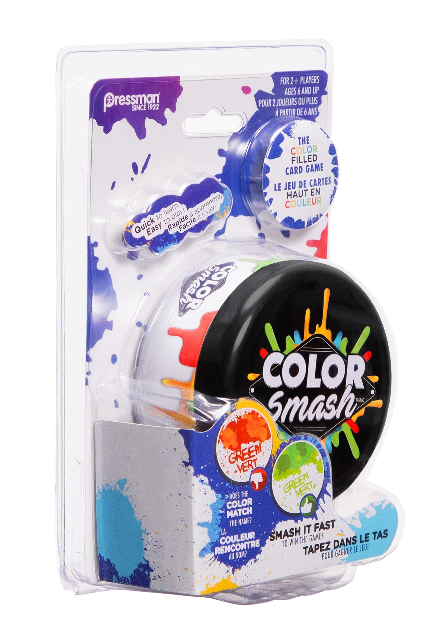 Pressman Color Smash Peggable Craft Paper Set - Multi-colored Cardstock, 5" Size, Model 3015-06