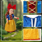 18 Inch Doll Clothes Accessories - 6Pcs Different Princess Costume Dress