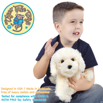 Tigerhart Luka The Labradoodle - 12 Inch Stuffed Animal Plush Poodle Dog