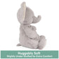 Gund Baby Oh So Snuggly Elephant Large Plush Stuffed Animal For Babies And Infants, Ash Grey, 12.5