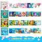 Homicozy 4Pcs Sticker Paint Books For Kids Ages 4-10,Unicorn Mermaid Animals Designs Paint By Stickers,Sticker By Numbers,Party Birthday Gifts For Girls 4-10,Create 40 Pictures One Stickers At A Time