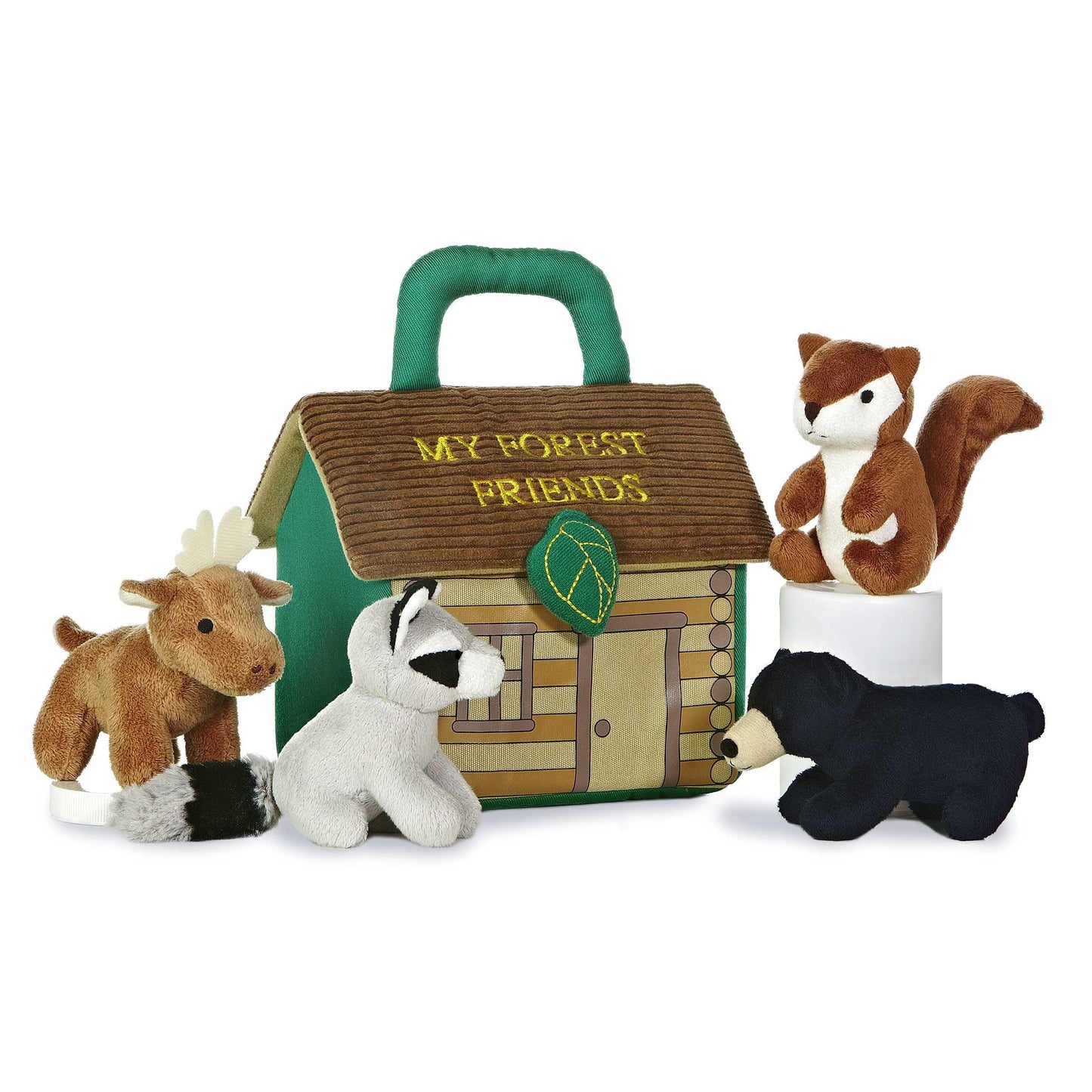 Aurora Engaging Baby Talk My Forest Friends Baby Stuffed Animal - Sensory Delight - Interactive Learning - Multicolor 7 Inches
