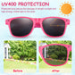 Astaron 64 Pieces Sunglasses Bulk Neon Party Favors Goody Bag Fillers For Beach Wedding Party Pool Party Supplies, 8 Colors