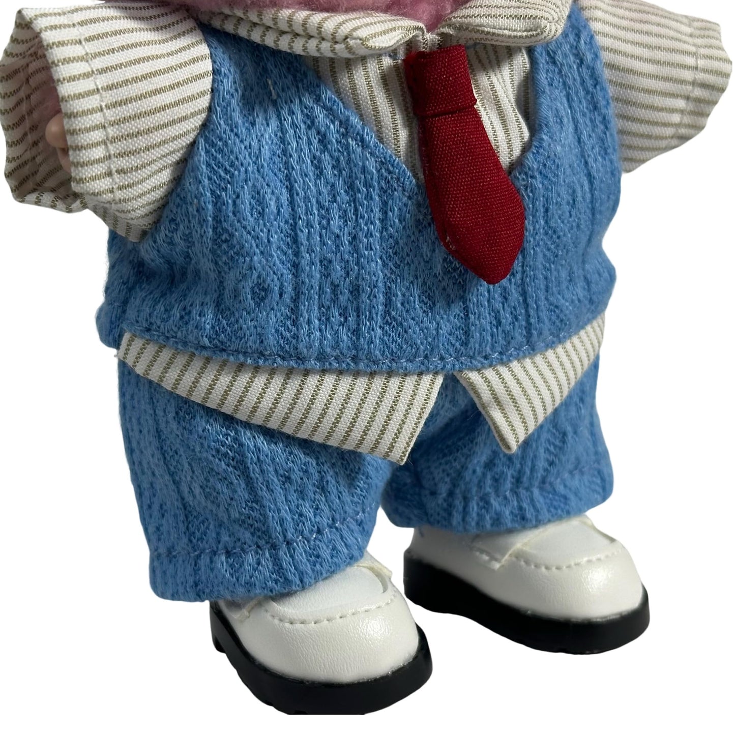 QIXINGWISE Clothes for 17cm Doll  Clothes and Shoes Set for Dolls  Complete Suit Outfit enhanced Fashion Cute Clothing for 17cm Dolls Accessories (NO Doll) (Blue)