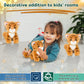 Forest & Twelfth 6'' Stuffed Tabby Cat Animal, Soft Plush Toy, Cute Stuffed Animal For Boys And Girls, Realistic Looking Small S