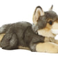 Aurora® Realistic Miyoni® Wolf Stuffed Animal - Lifelike Detail - Cherished Companionship - Gray 10.5 Inches