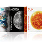 Antelope 3 In 1 1000 Piece Round Puzzle Bundle - Earth - 1000 Piece Space Jigsaw Puzzle Bundle With Moon And Sun -1000 Piece Jigsaw Puzzle, Planet Jigsaw Puzzle, Space Puzzle