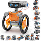 Sillbird Stem 15-In-1 Solar Robots Toys For Boys Age 8-13, Solar Or Battery Dual Power Drive Diy Building Science Education Kits, Birthday Gifts For Boys And Girls Aged 8 9 10 11 12 13 14 Years Old