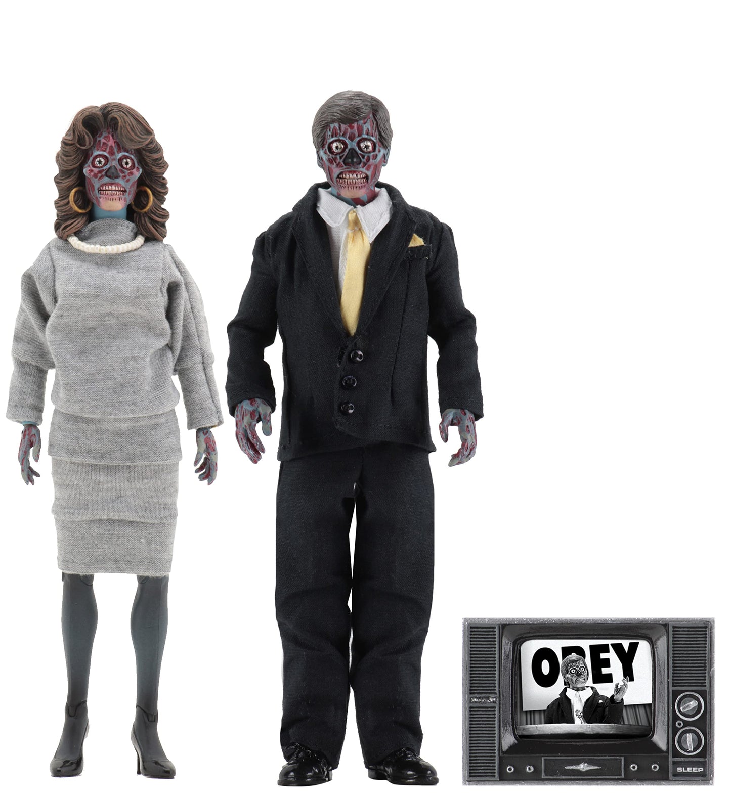 Neca They Live: Aliens 8 Inch Retro Action Figure 2 Pack