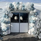 173 Pcs Winter Wonderland Balloons Garland Kit With Haze Blue White Grey Snowflake Balloons For Onederland Baby Shower Birthday