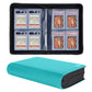 Morabto Graded Card Binder,Holds 40 Graded Cards,4 Pocket Slab Binder For Psa,Premium Graded Card Holder With Sleeves Teal