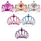Richness DIY Party Crowns Foam Kids Tiaras Make Your Own Crowns with Jewel Stickers Party Favors for Kids Pack of 6