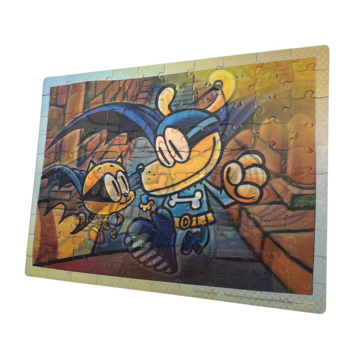 University Games, Dog Man Adventures Lenticular 100 Piece Puzzle