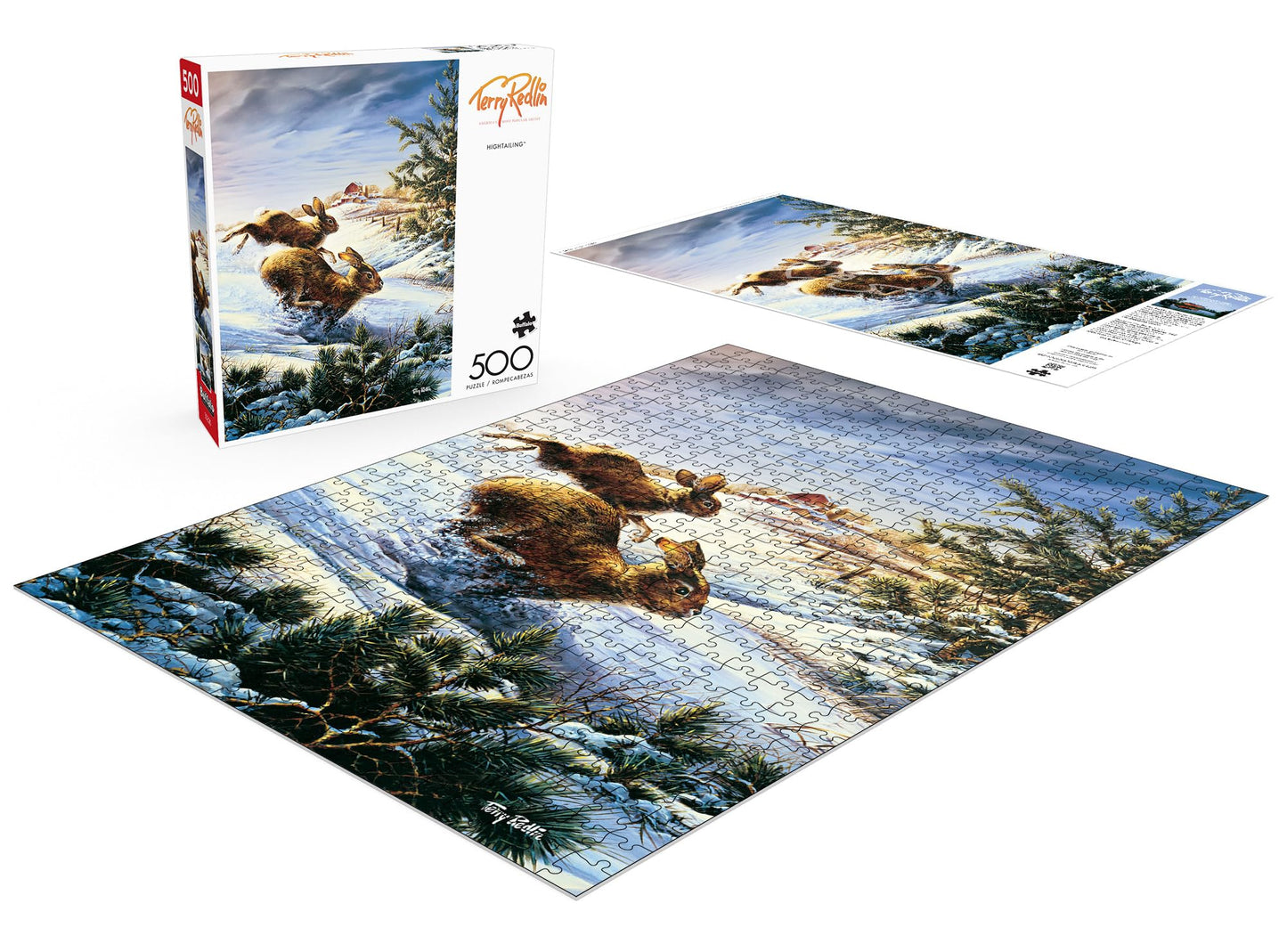Buffalo Games - Terry Redlin - Hightailing - 500 Piece Jigsaw Puzzle For Adults -Challenging Puzzle Perfect For Game Nights - Finished Size Is 21.25 X 15.00