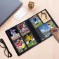 Card Binder  Small Card Album with PP Waterproof Pages  4 Pockets Trading Card Binder  Holds 160 Standard Cards  for TCG  MTG Collections Sports Cards Binder (Red)
