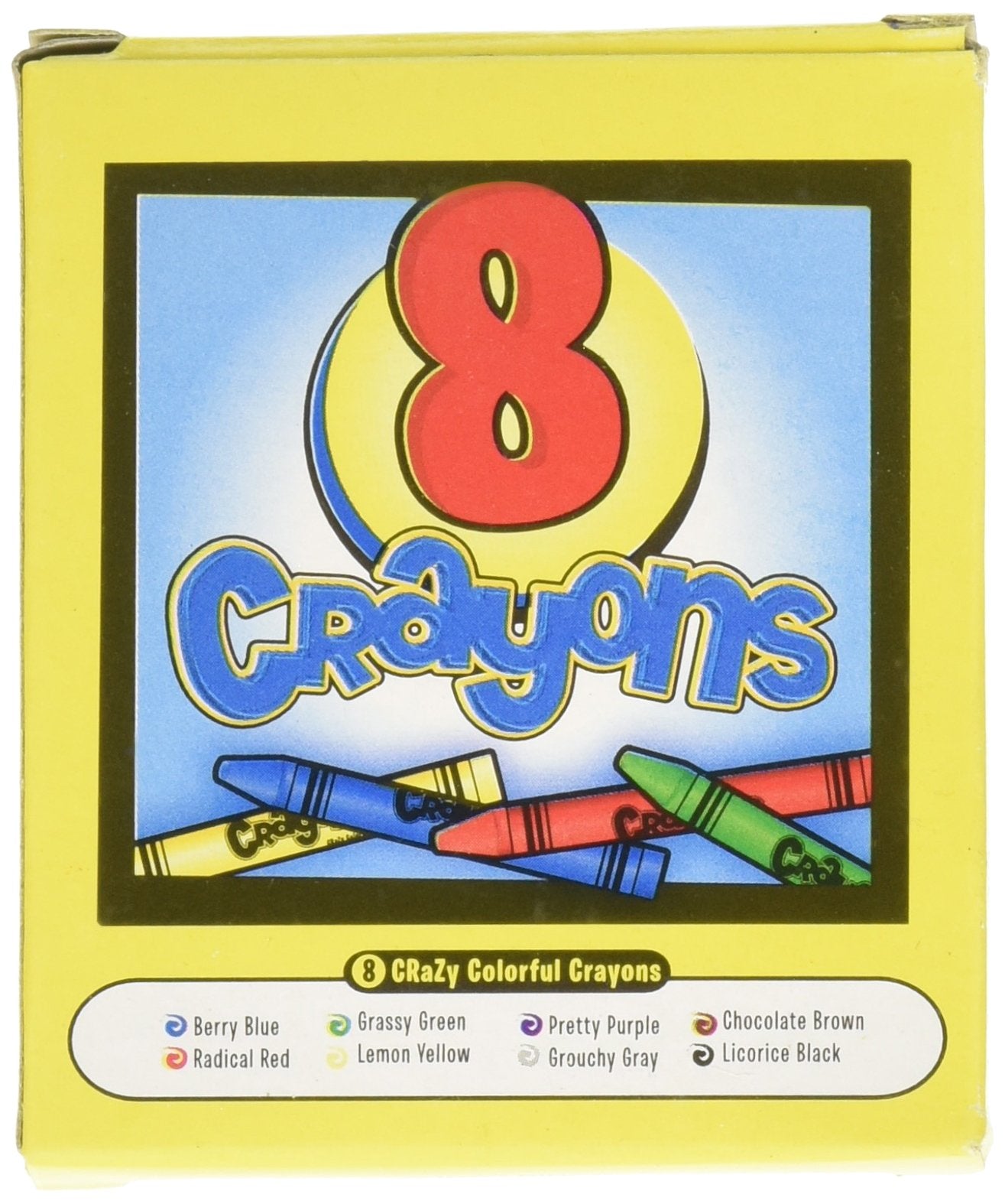 Rhode Island Novelty Lot of 12 Packs of 8 Crayons - 3