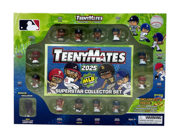 Teenymates Party Animal Figures, Team Colors, One Size MLB 2025 Box Set