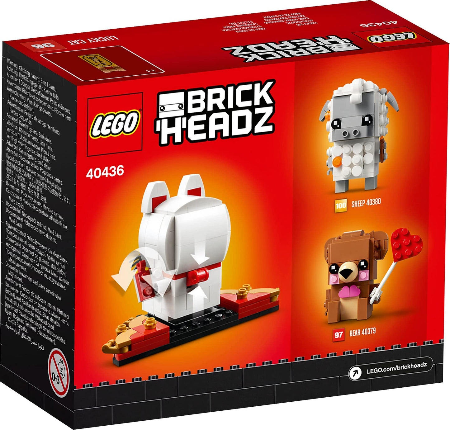 Brickheadz Lucky Cat 40436 134 Pcs