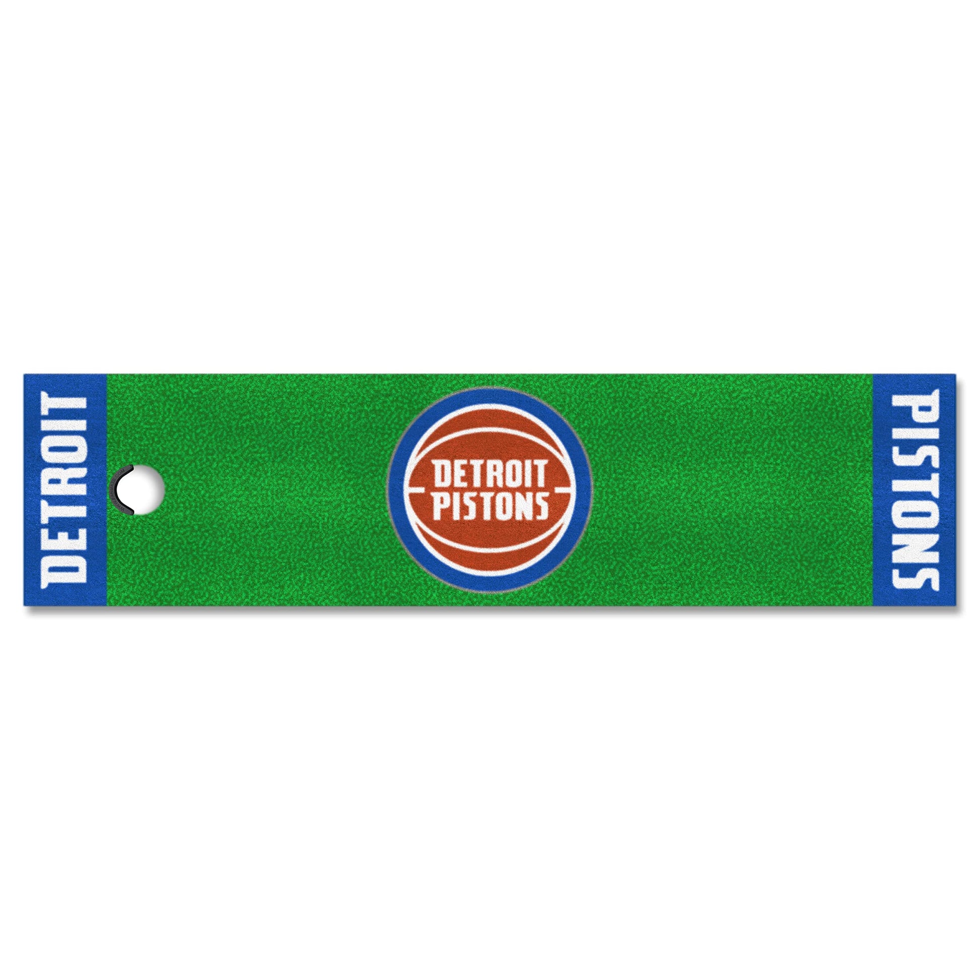 FANMATS 9261 Detroit Pistons Putting Green Mat - 1.5ft. x 6ft.