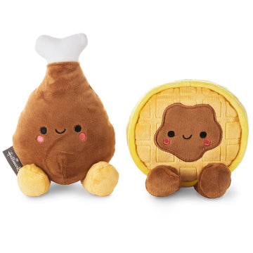 Hallmark Better Together Magnetic Plush (Chicken And Waffle) 6.7' Stuffed Toys, Valentine'S Day Gift For Kids