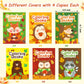 24Pcs Animal Theme Coloring Books For Kids Bulk Fall Mini Coloring Booklet Autumn Diy Art Drawing Book With Squirrel Hedgehog Fo