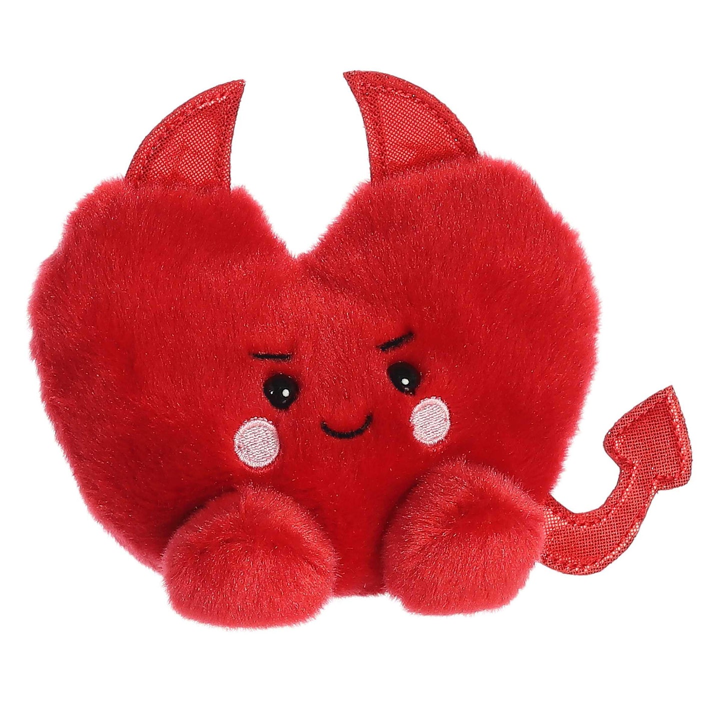 Aurora® Palm Pals™ Klaus Heart™ Stuffed Animal - Pocket-Sized, Red, 5 Inches, Collectible Polyester Fun