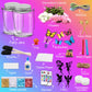 Alritz Fairy Lantern Craft Kit - DIY Mason Jar Night Light, Multicolor, Glass, Ages 4-11, Creative Garden Decorations