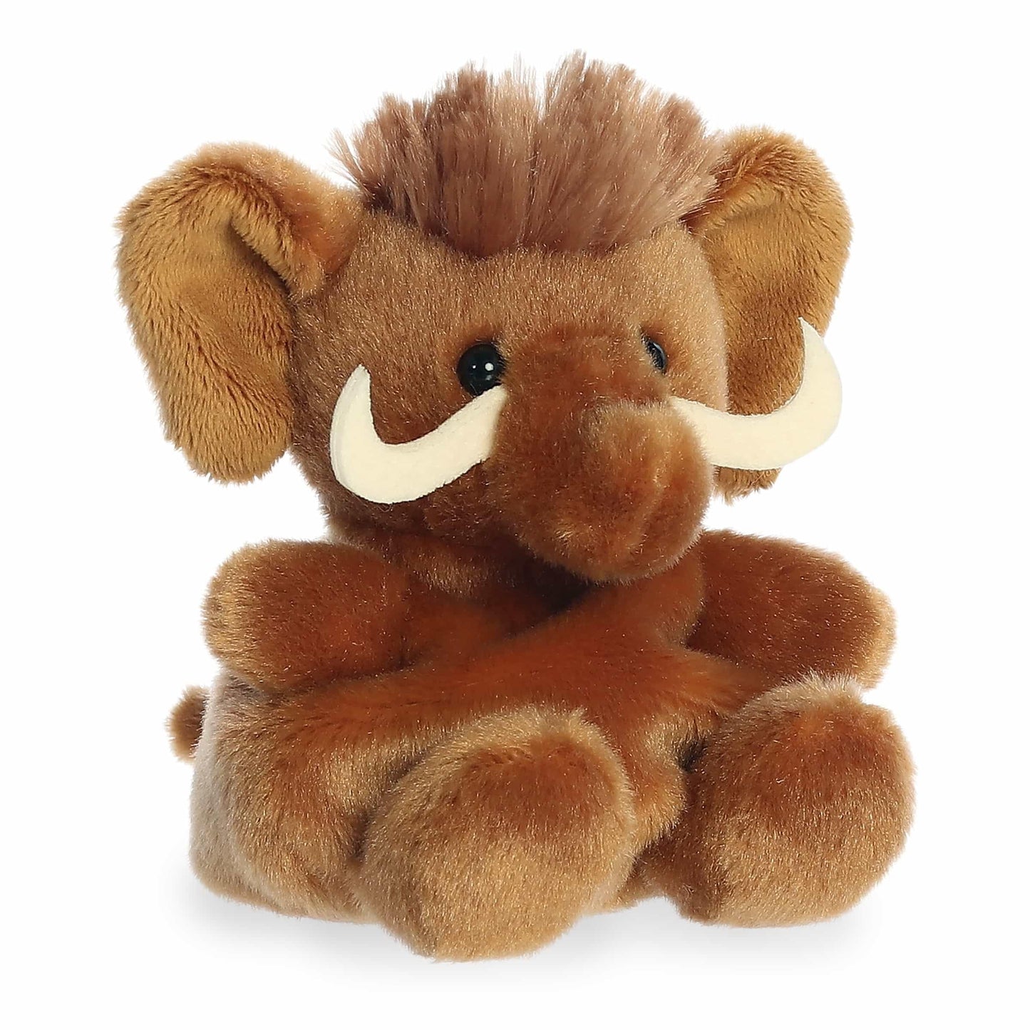 Aurora Adorable Palm Pals Mo Woolly Mth Stuffed Animal - Fun Collectible Plush for Kids and mature-themed Collectors - Perfect for Decorating Rooms and Birthday Gifts - Brown 5 Inches