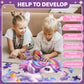 Hamiface 45 Pcs Unicorn Floor Puzzle for Kids Ages 3-6 Years Old- Large Toddler Puzzles Set, Educational Unicorn Activity Toys f