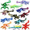 Honoson 12 Pcs 3D Printed Fidget Toy 3D Printed Lizard Small Animal Toy Flexible Cute Articulating Pet Stress Relief Fidget Toys