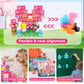 Magnetic Blocks - 100Pcs Magnetic Building Block Cubes, Magnet Blocks Transparent Castle Princess Toy Building Sets For Kids, St