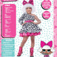 California Costumes L.O.L Surprise! Diva, Child Costume, X-Small, White/Black/Pink (3022-102)