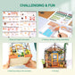Rowood Miniature House Kit, Tiny House Kits To Build To Live In, Diy Mini Dollhouse Model Kits For Adults, Crafts For Adults Teen Gifts On Birthday Christmas - Cathy'S Flower House