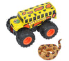 WILD REPUBLIC Anaconda & Truck Adventure Playset, 2-Piece Set, 4" Plastic Reptile Toys for Kids