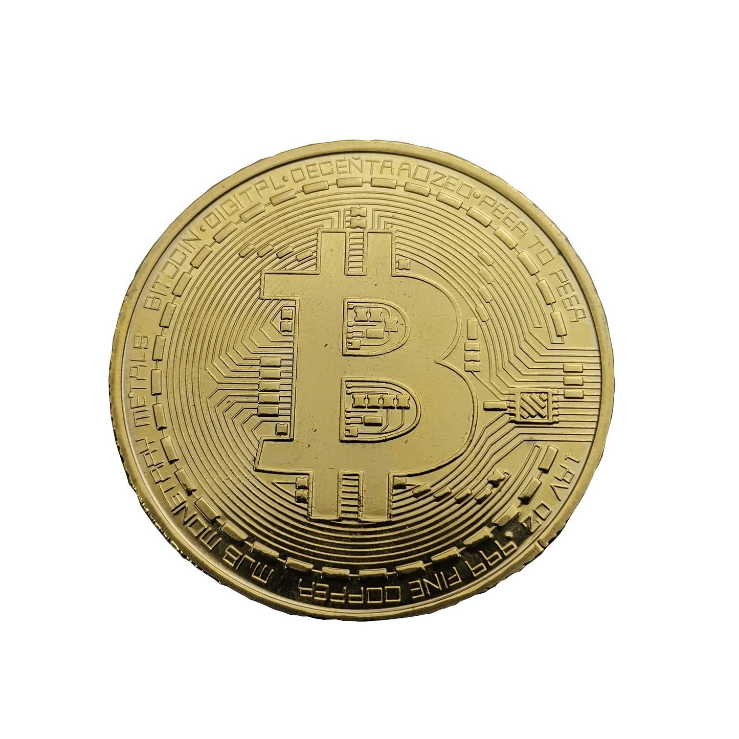 Rich Life Style Bitcoin Playing Cards - Waterproof Gold with Commemorative Bitcoin Encased in Plastic