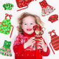 6 Pieces Santa Clothing Elf Dance Skirt Set Christmas Elf Skirts For Christmas Doll Holiday Decorations (Not Include Doll)(Elegant Style)