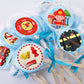 Geyee 1000 Pcs Police Stickers Firefighter Sticker For Kids Police Badge Sticker Fireman Firetruck Stickers Toy Name Tag Roll Se
