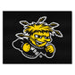 FANMATS 683 Wichita State University All-Star Mat | Black | 33.75x42.5 | WuShock Primary Logo
