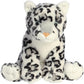 Aurora® Adventurous Destination Nation™ Snow Leopard Stuffed Animal - Global Exploration - Learning Fun - White 12 Inches